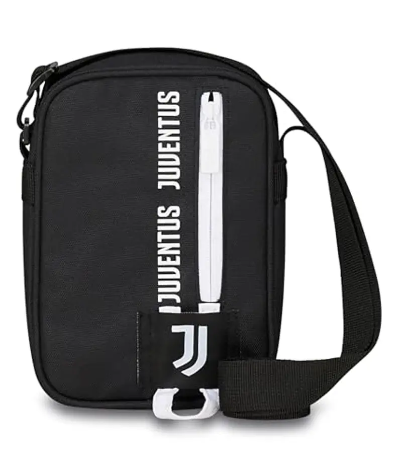 Seven Juventus Tracolla Bambini e Ragazzi, Bianco Nero, Tracolla Regolabile, Sport e Tempo Libero miniatura 3