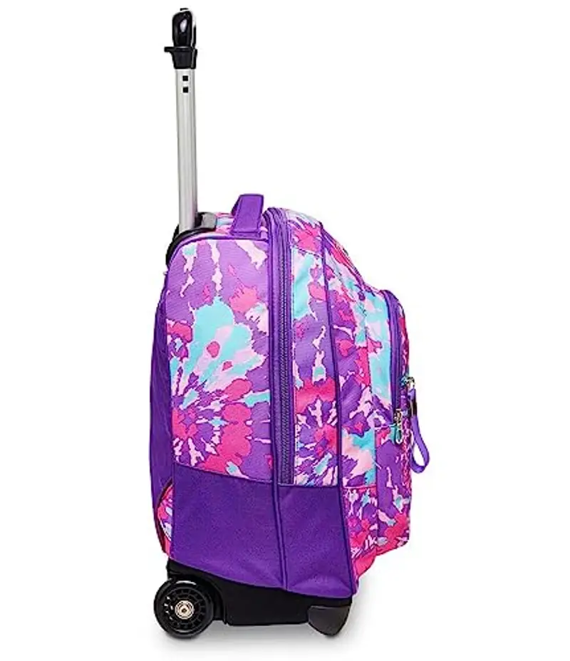 Seven Trolley Scuola, Trendy Heart Girl, Multicolore, 2 in 1 Zaino con Spallacci Uso Zaino con Cross-Over System, Scuola e Viaggio, Bambine e Ragazze miniatura 3