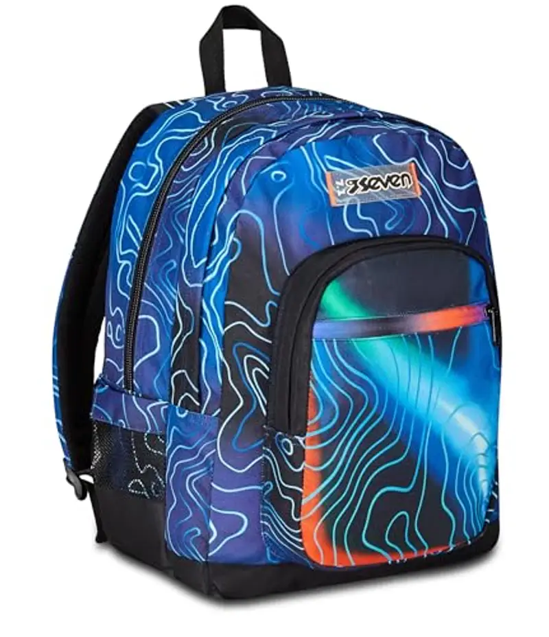 Seven Zaino scuola Ragazzo Blu 1281217 miniatura 3