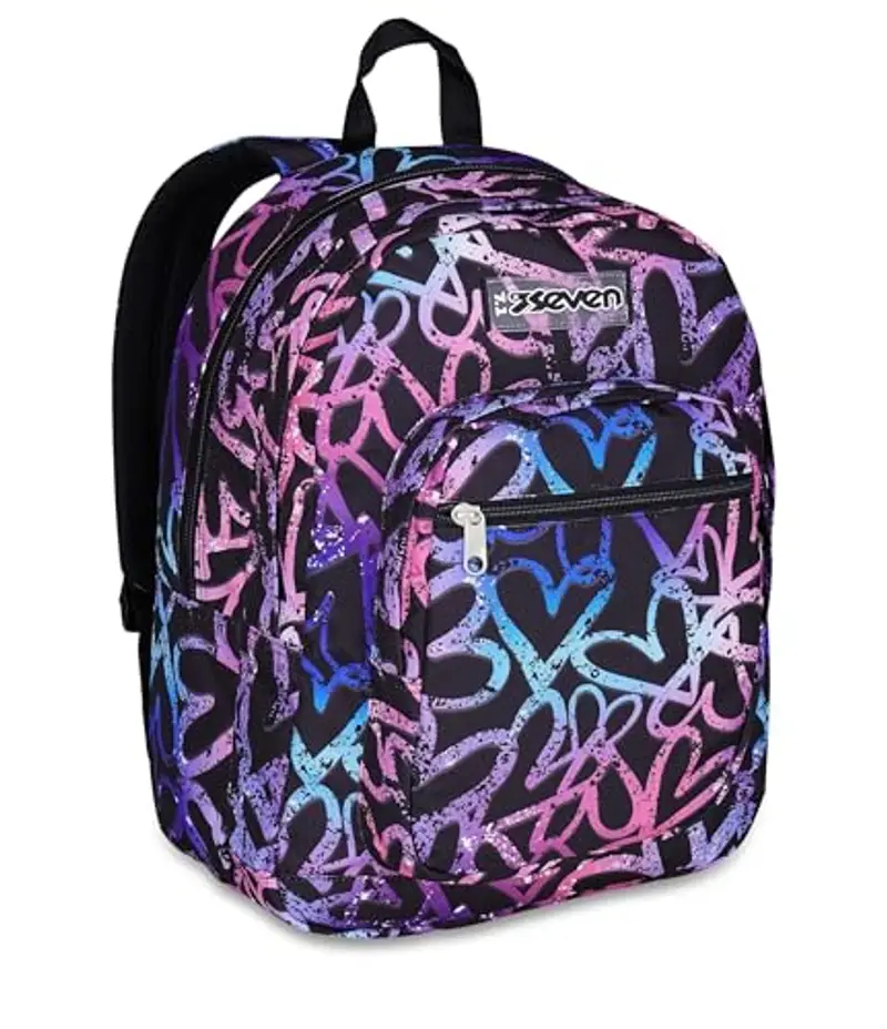 Seven Zaino scuola Ragazza Multicolore 1582626 miniatura 2