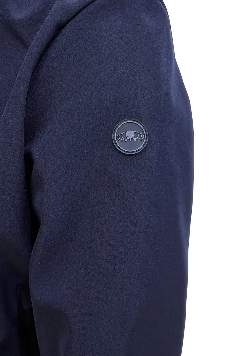 Giubbino blu con zip e polsini elasticizzati Sevenoaks 21 [BLUE] miniatura 3