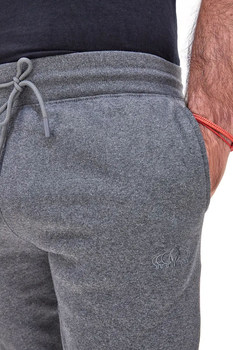 Pantaloni jogger grigi in cotone Sevenoaks NBY820 [GRIGIO] miniatura 4