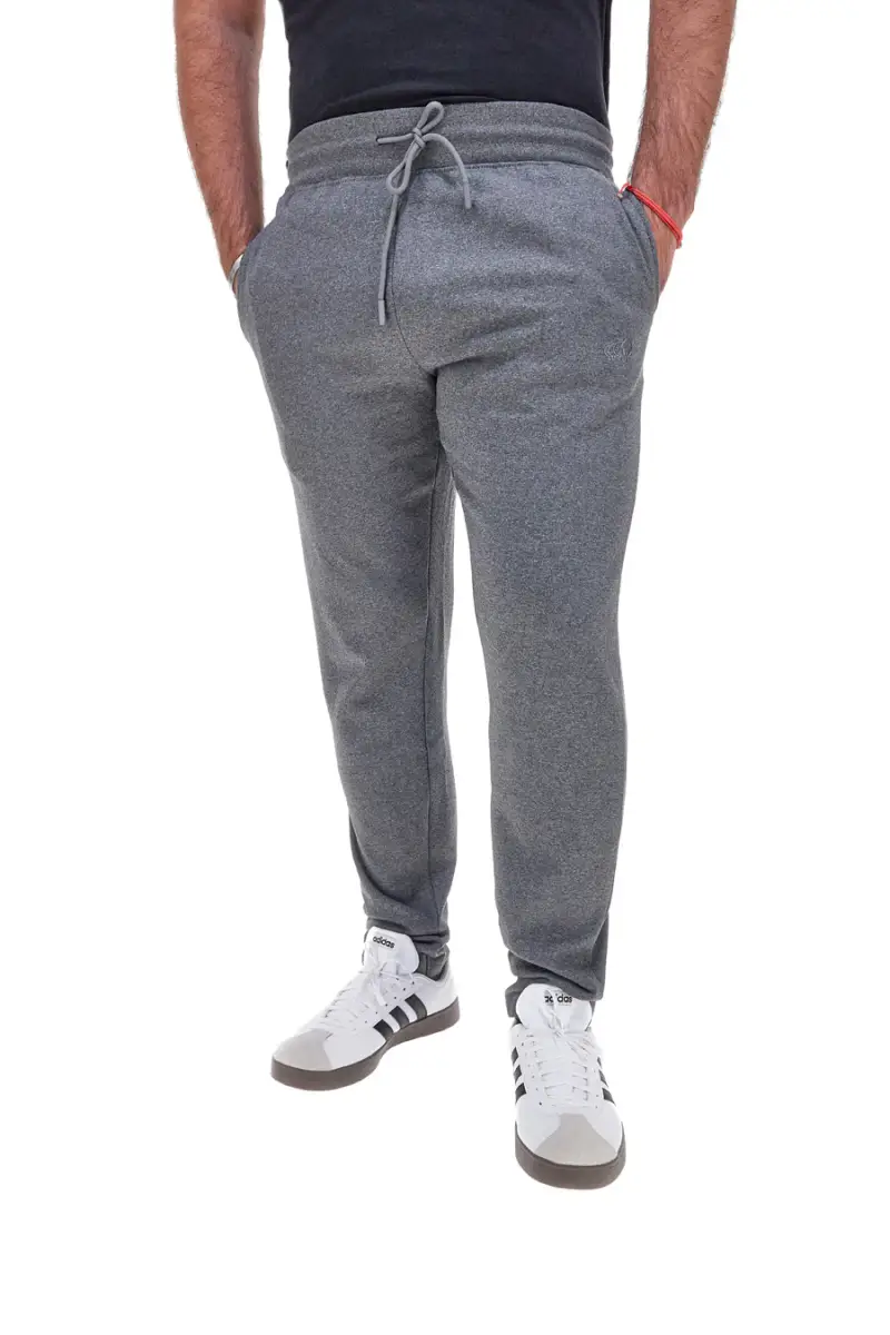 Pantaloni jogger grigi in cotone Sevenoaks NBY820 [GRIGIO] miniatura 5