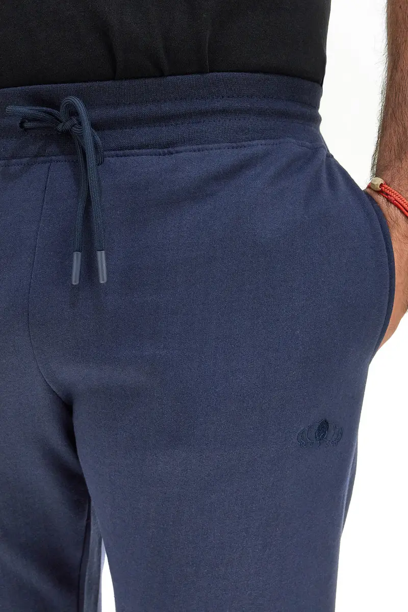 Pantaloni tuta jogger blu in cotone Sevenoaks NBY820 [BLUE] miniatura 3