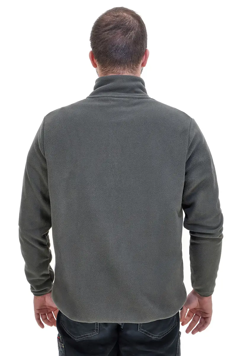 Pile verde con zip intera caldo Sevenoaks NBY389 [FUMO] miniatura 3