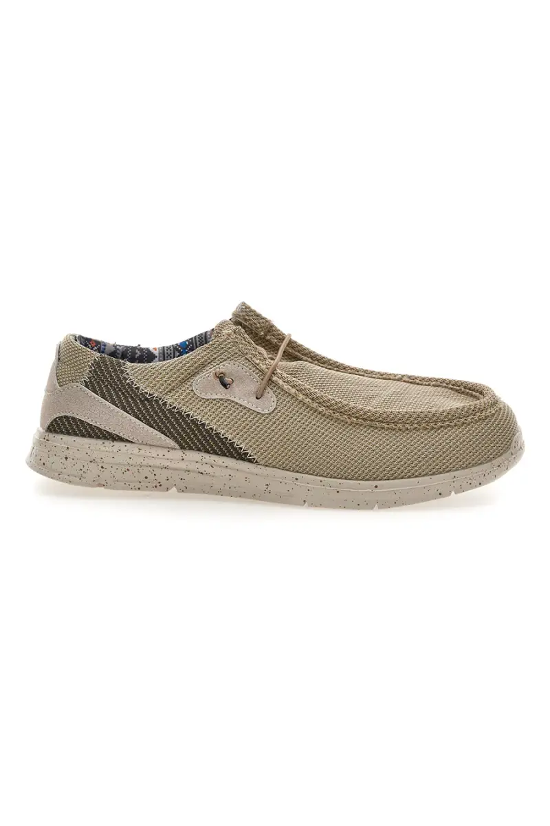 Scarpe da uomo casual beige in tessuto Sevenoaks PK6318A [BEIGE