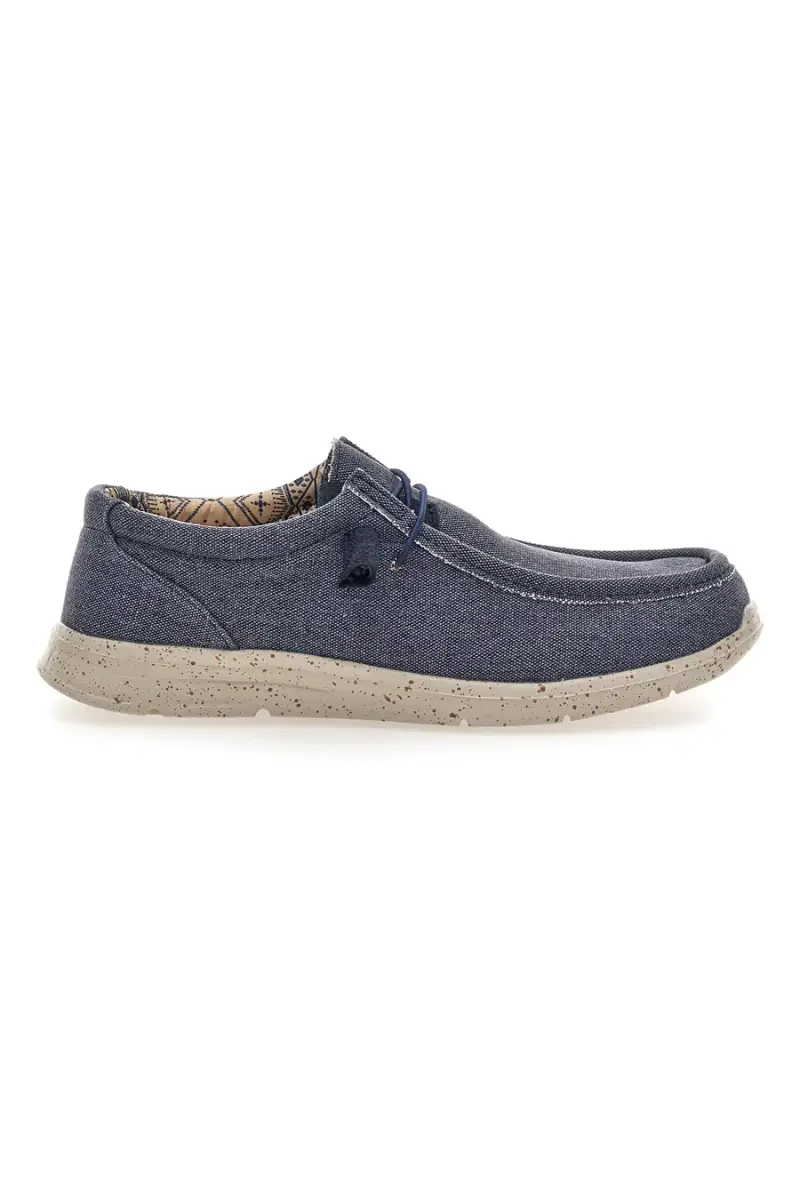 Scarpe da uomo casual blu in tessuto Sevenoaks PK1147L [NAVY]