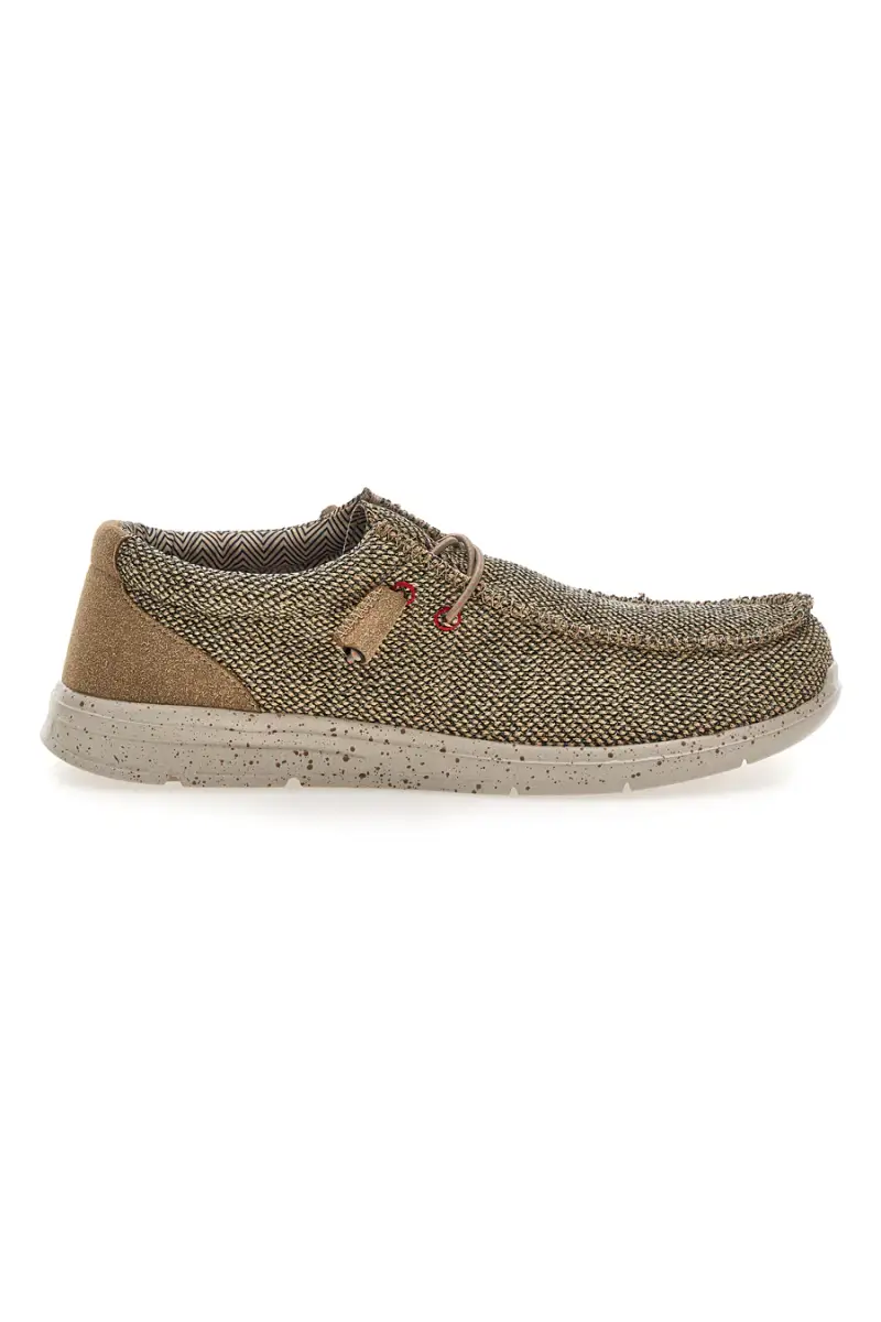 Scarpe da uomo casual dark beige in tessuto Sevenoaks PK1118H [TAUPE]