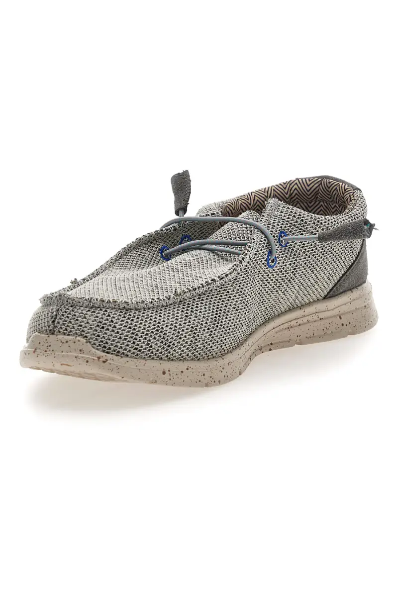 Scarpe da uomo casual grigio in tessuto Sevenoaks PK1118G [GRIGIO] miniatura 3