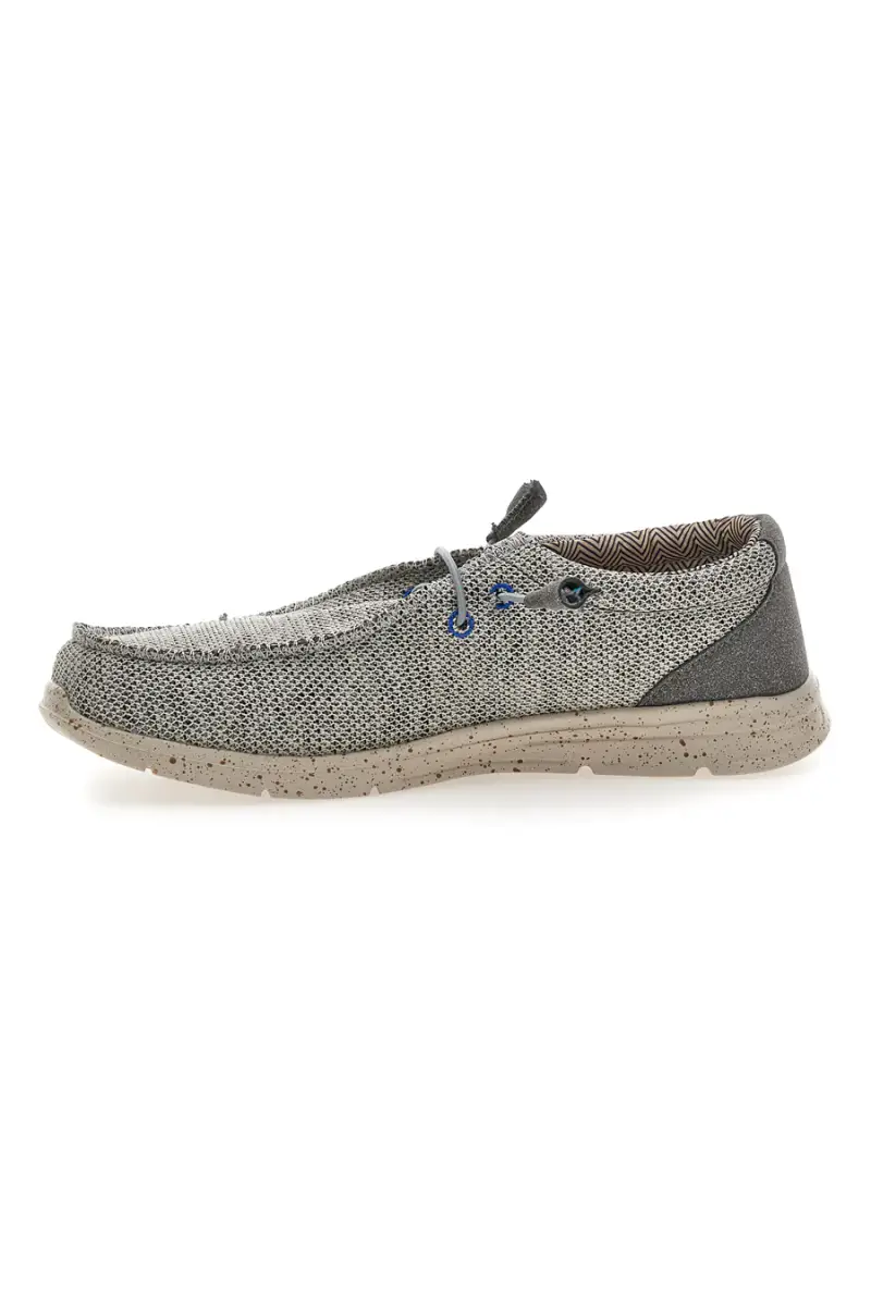 Scarpe da uomo casual grigio in tessuto Sevenoaks PK1118G [GRIGIO] miniatura 4