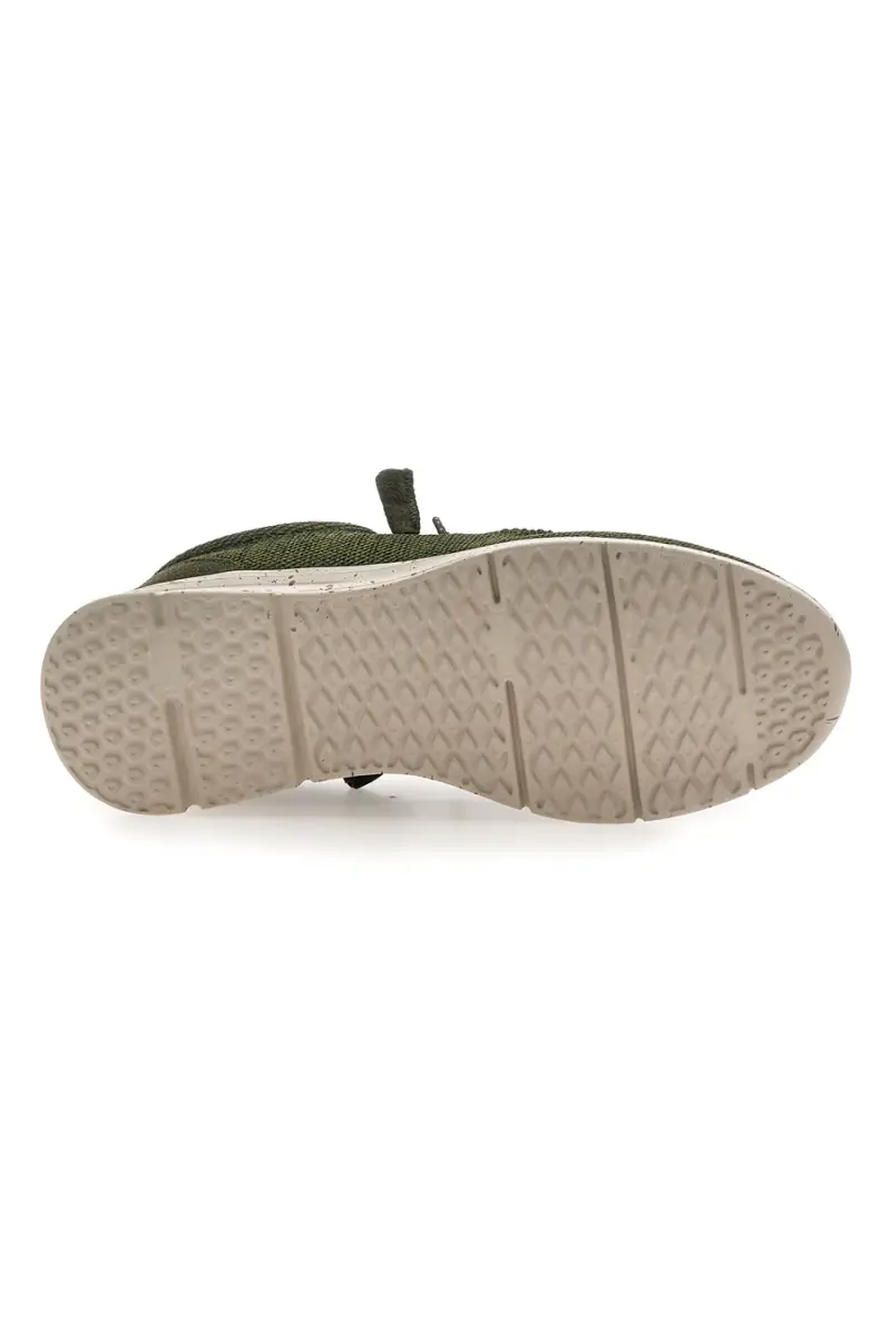 Scarpe da uomo casual verde in tessuto Sevenoaks PK1118I [VERDE] miniatura 5