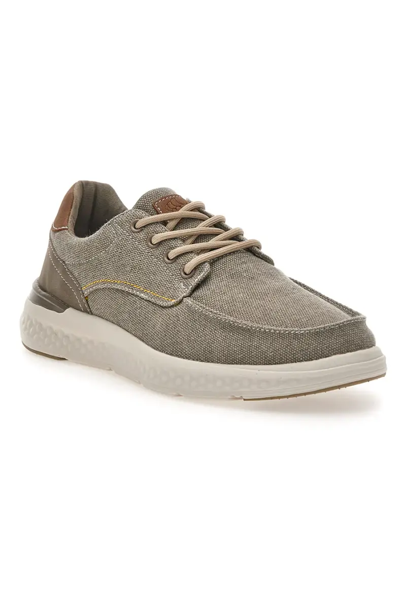 Sneakers da uomo beige in tessuto Sevenoaks YH25096 [BEIGE] miniatura 2