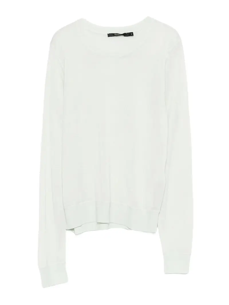 Camicia a maniche lunghe girocollo Verde