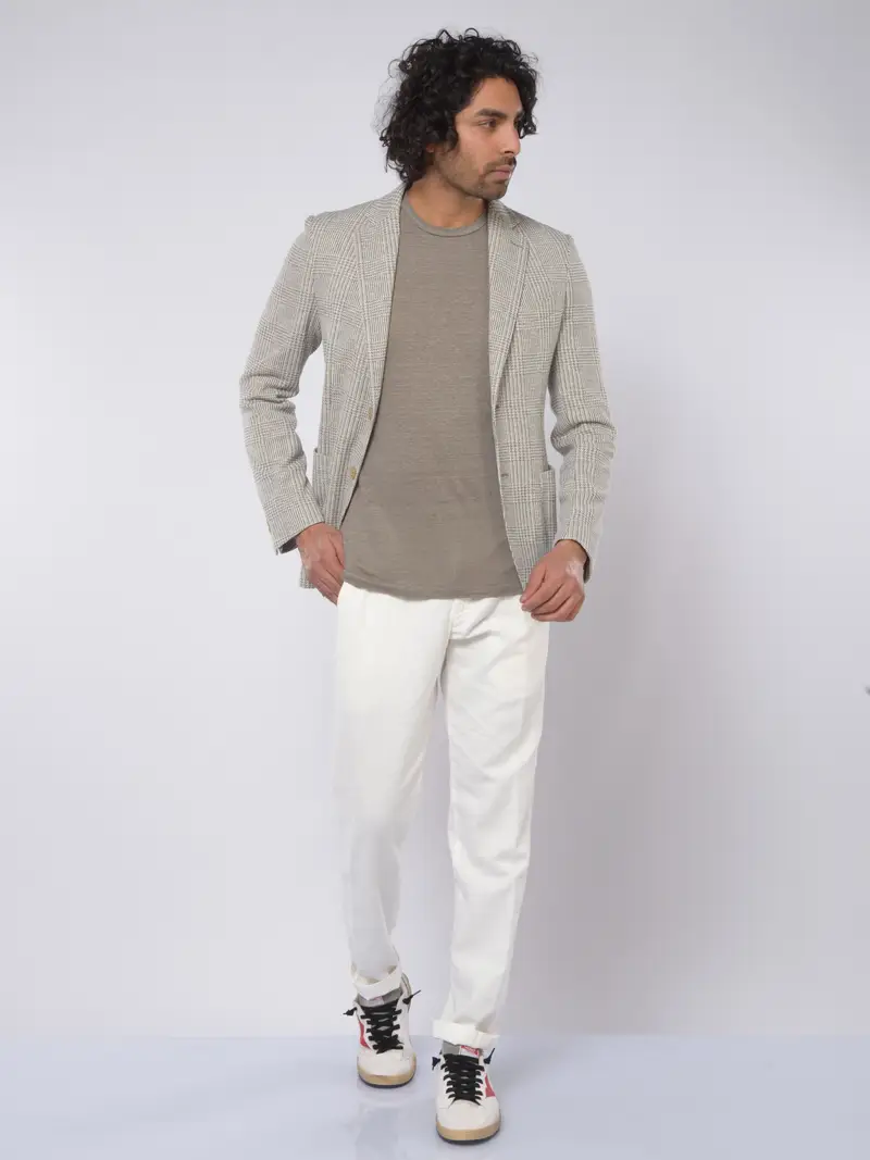 giacca da uomo Seventy a quadri monopetto Grigio miniatura 2