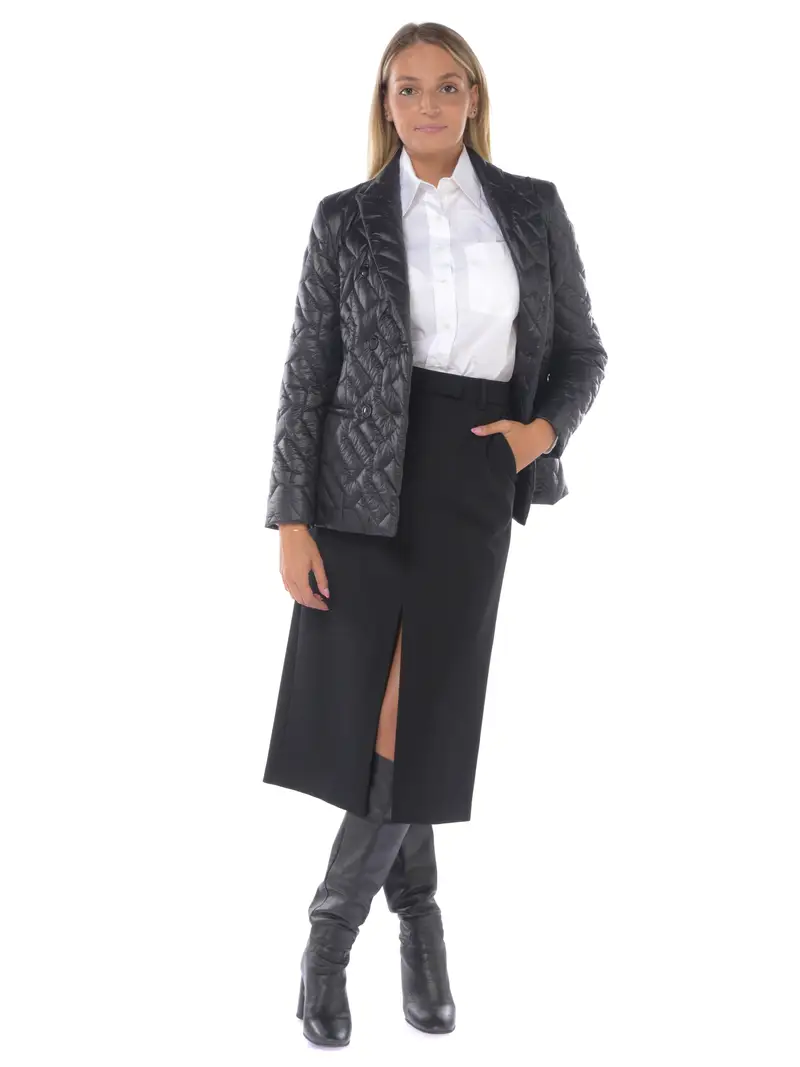 giubbino da donna Seventy blazer trapuntata NERO miniatura 2