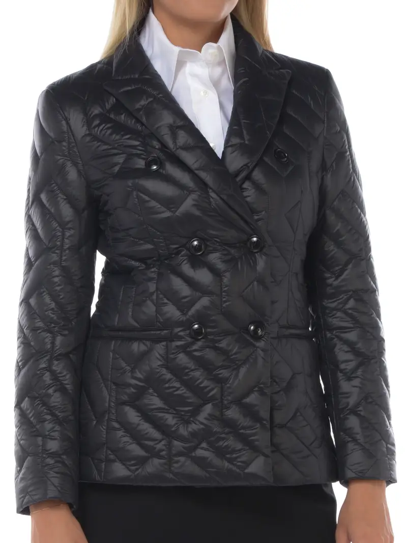 giubbino da donna Seventy blazer trapuntata NERO