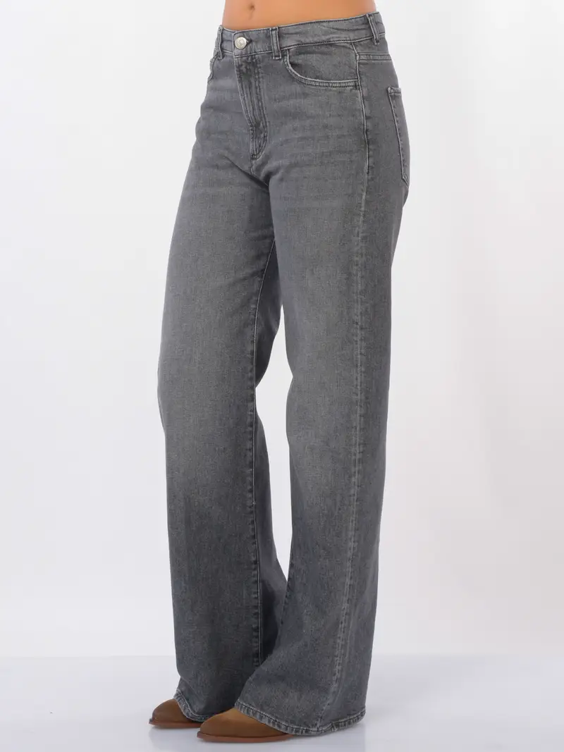 jeans da donna Seventy ampio e delave Grigio