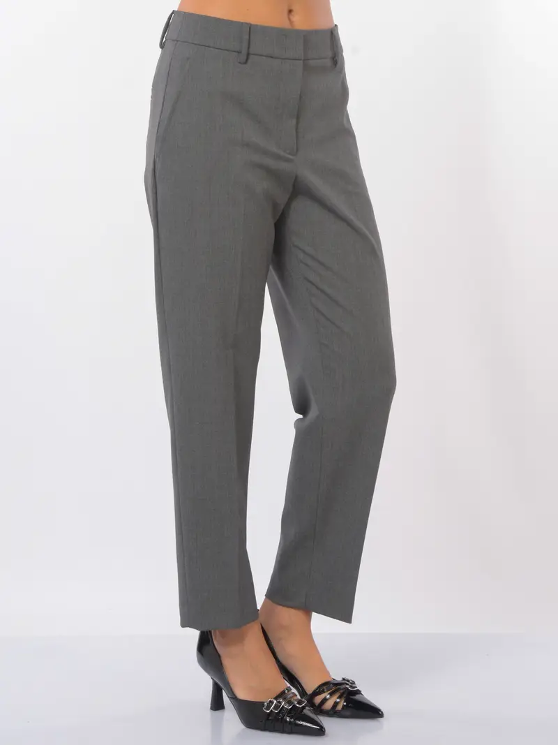 pantalone da donna Seventy chino in misto lana vergine Grigio