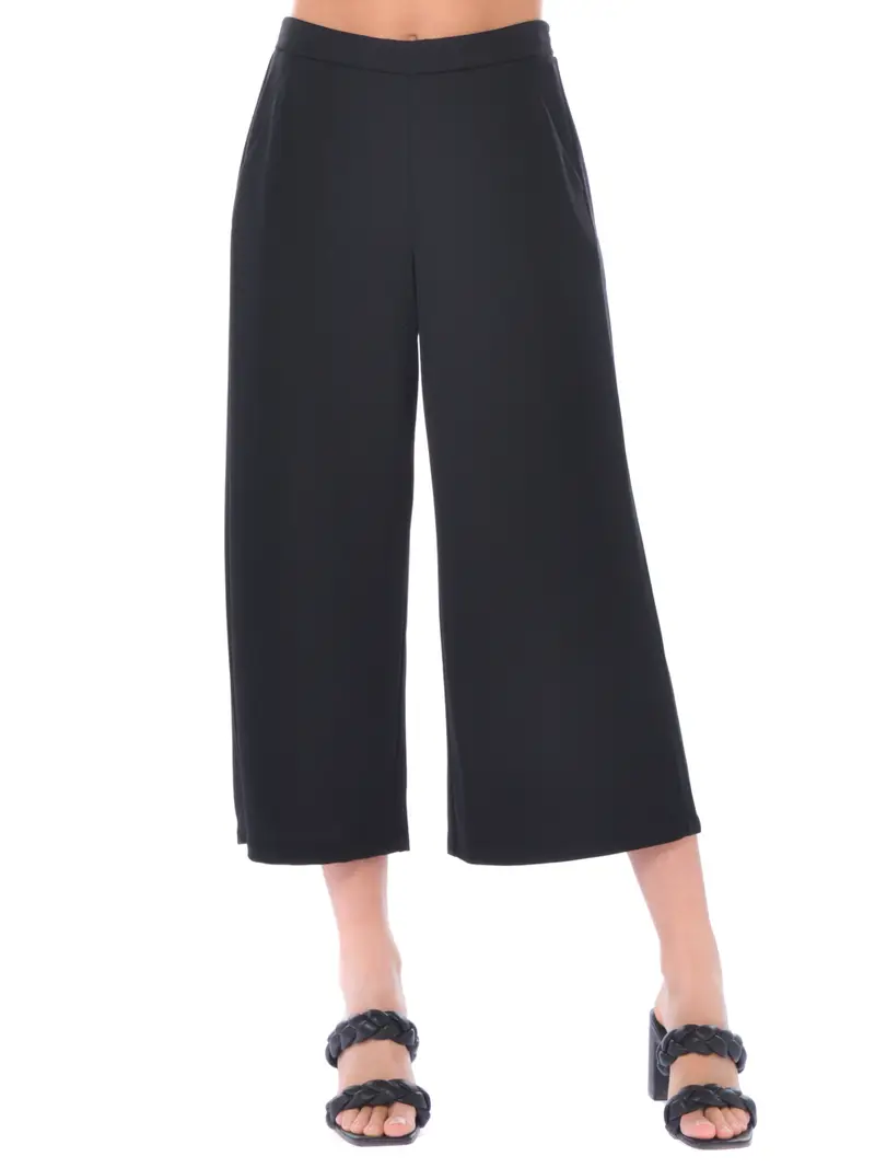 pantalone da donna Seventy cropped in jersey NERO