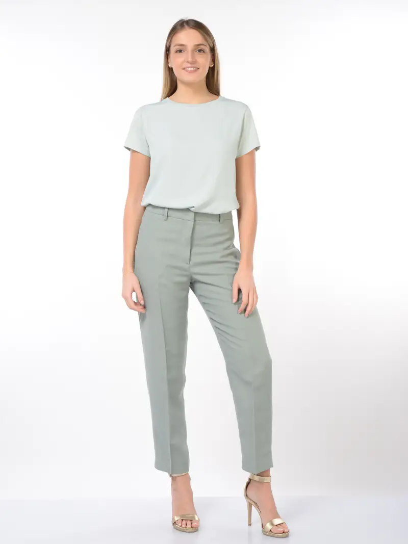 t Shirt da donna Seventy bitessuto a manica corta Verde miniatura 2