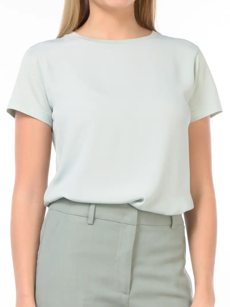 t Shirt da donna Seventy bitessuto a manica corta Verde