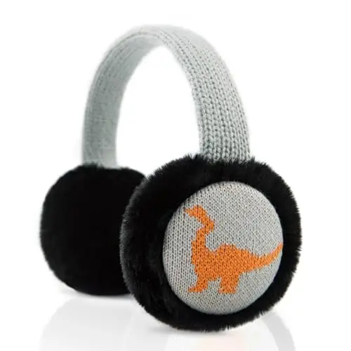 SEYUFN Paraorecchie invernale per bambini con imbottitura in morbido peluche per orecchie e ragazze a maglia per le
