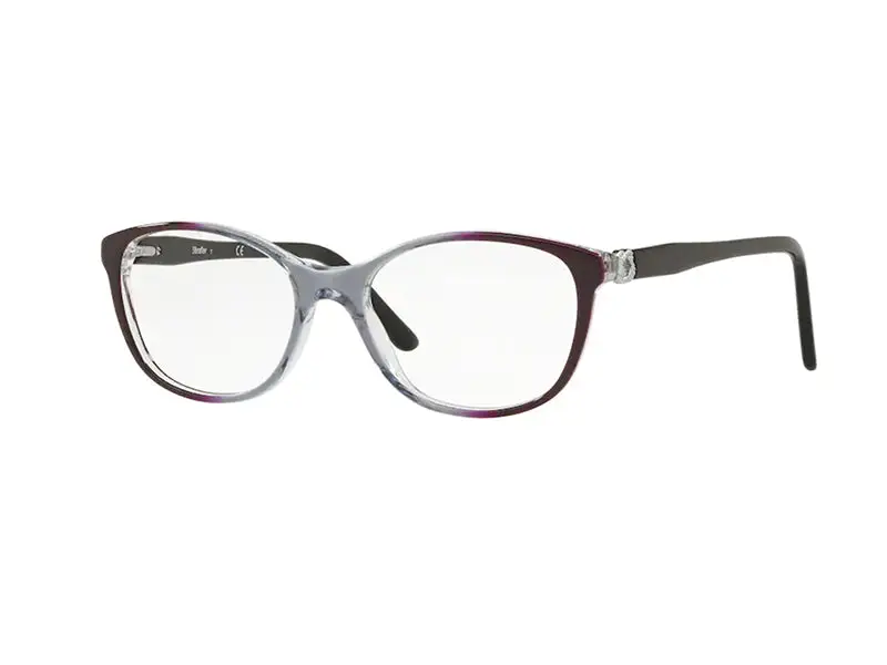 Sferoflex Donna SF1548 C635 Montature da vista Plastica Viola  Geometrica