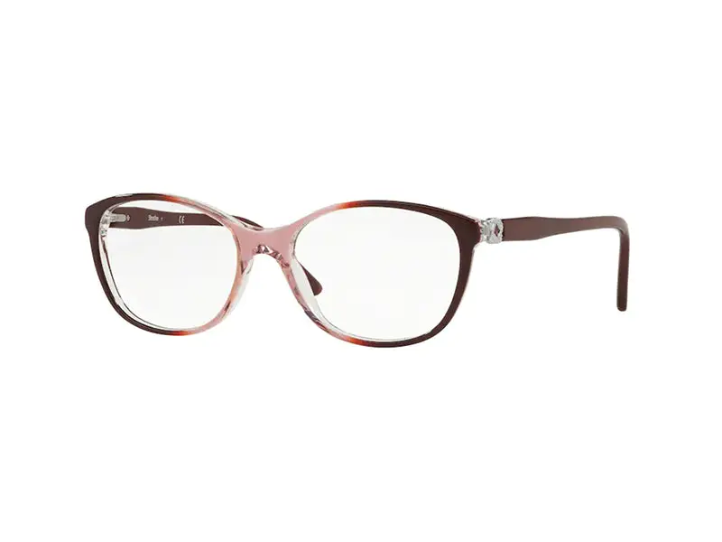 Sferoflex Donna SF1548 C636 Montature da vista Plastica Rosso Geometrica