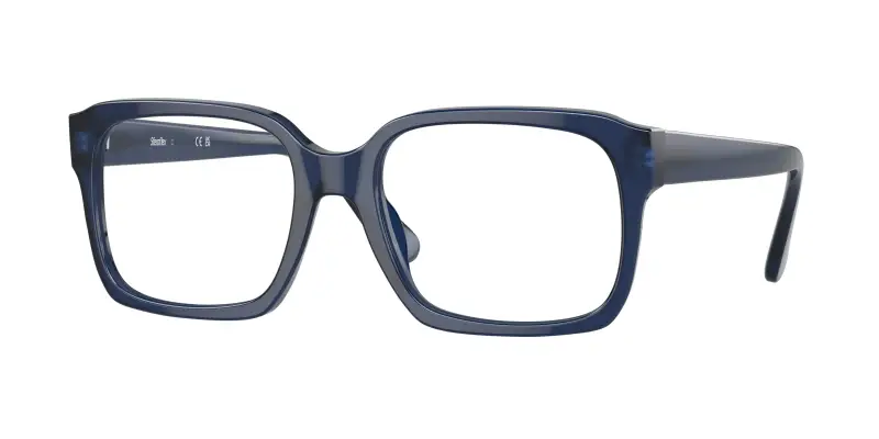 Uomo SF1152 C640 Montature da vista Acetato Blu Squadrata