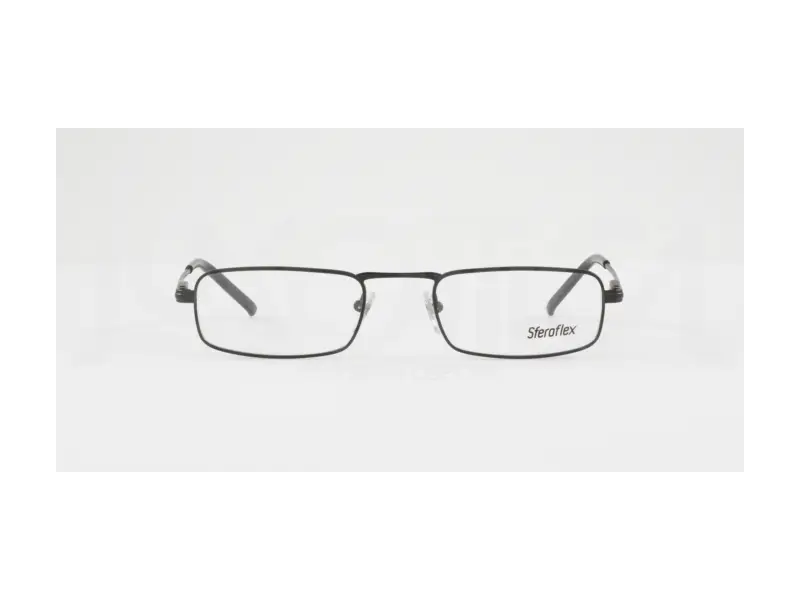Sferoflex Uomo SF2201 136 Montature da vista Metallo Nero Squadrata miniatura 2