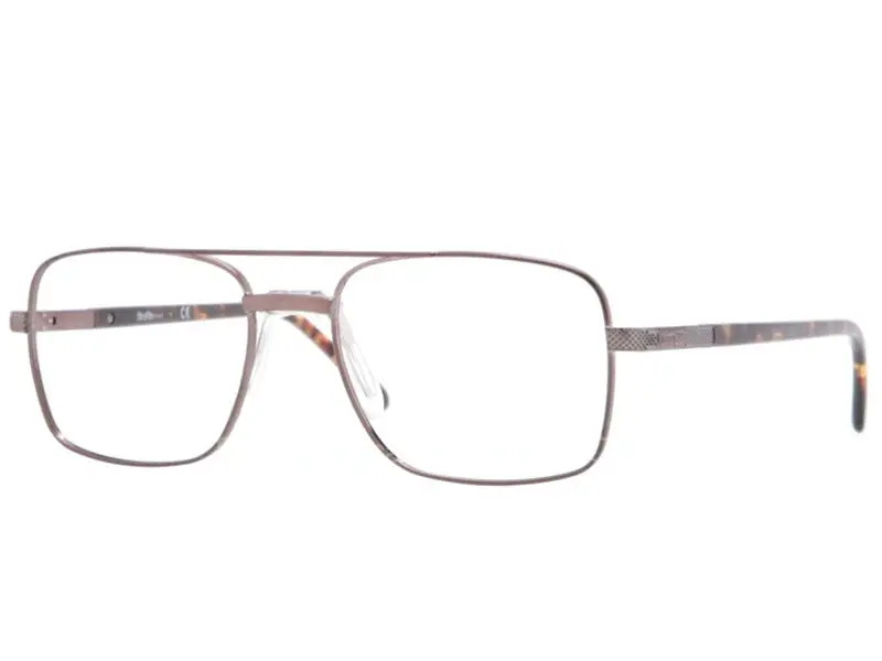 Uomo SF2263 441 Montature da vista Metallo Marrone Squadrata