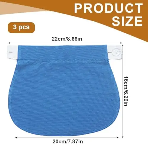 SGERUFZ 4-Piece Regolabile Cintura Extender maternità, Estensore di Pantaloni di maternità, Indumenti Pantaloni e Gonna miniatura 2