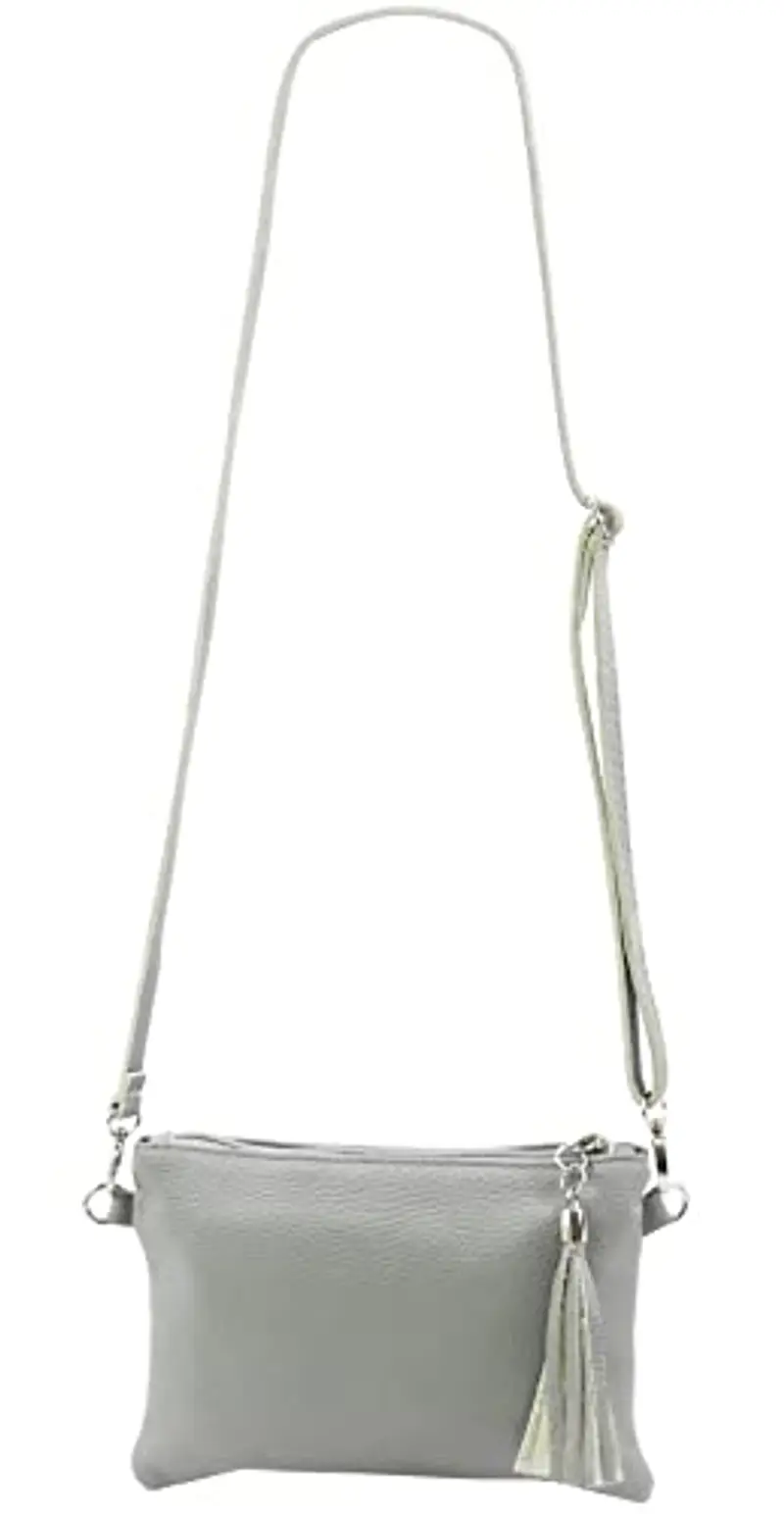 SH Leder Pochette Grigio 2005519 miniatura 2