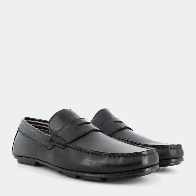 SHACKLETON Mocassini Uomo Nero 2967098 miniatura 2