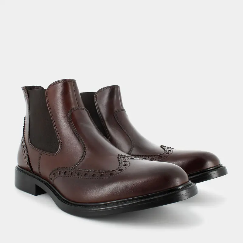 SHACKLETON Scarponcini Uomo Marrone 4140337 miniatura 2