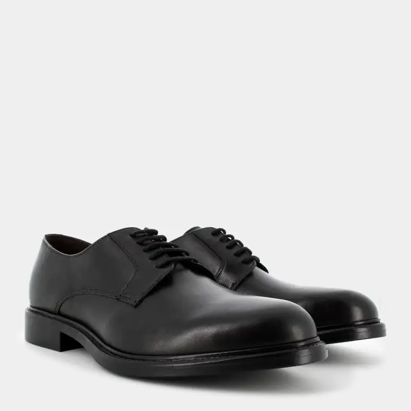 Stringate Shackleton da Uomo, nero miniatura 2