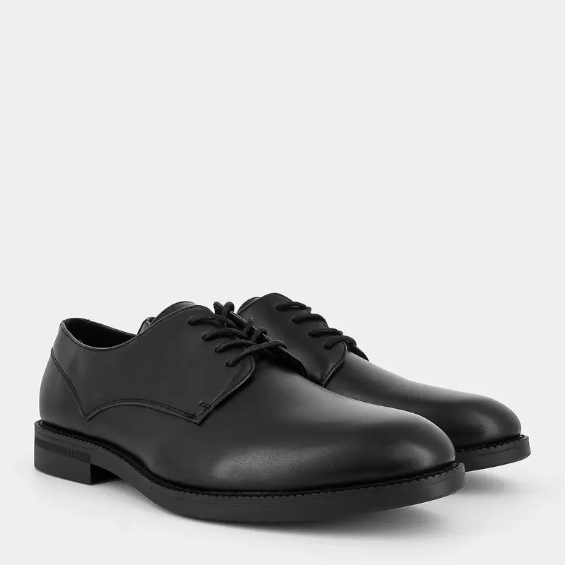 Stringate Shackleton da Uomo, nero miniatura 2