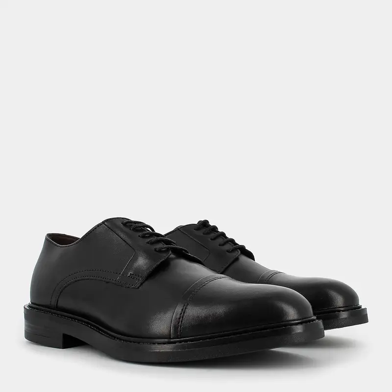 Stringate Shackleton da Uomo, nero miniatura 2