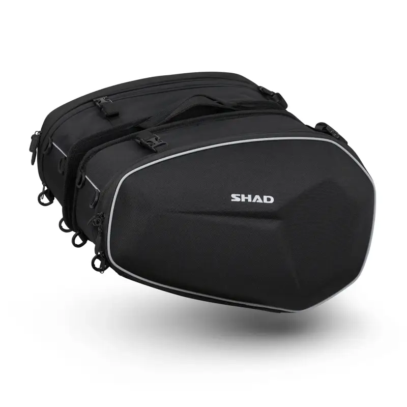 Borsa da sella moto estensibile Shad E48 2 un 1500h UV