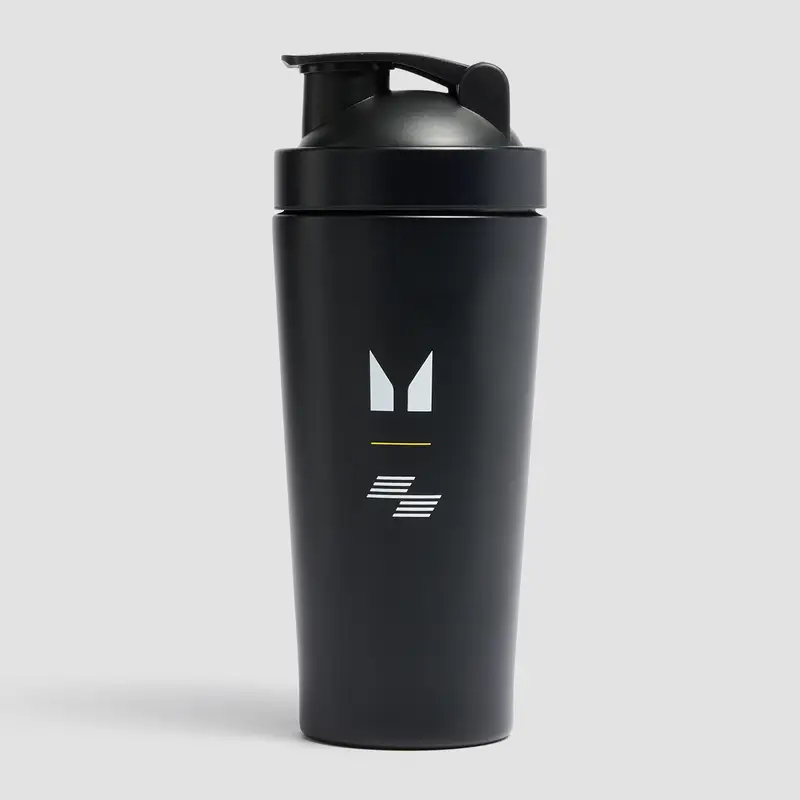 Shaker in metallo riciclato Hyrox Myprotein - Nero