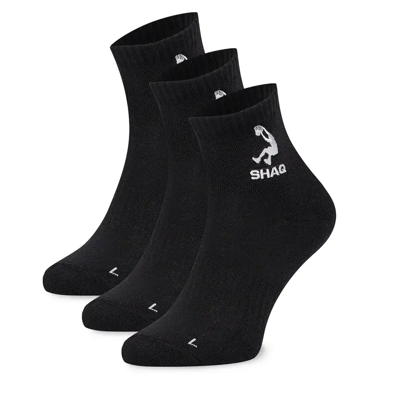 Calzini corti Shaq AS_SHQ_H_001Z_SS25 (3-PACK) Nero