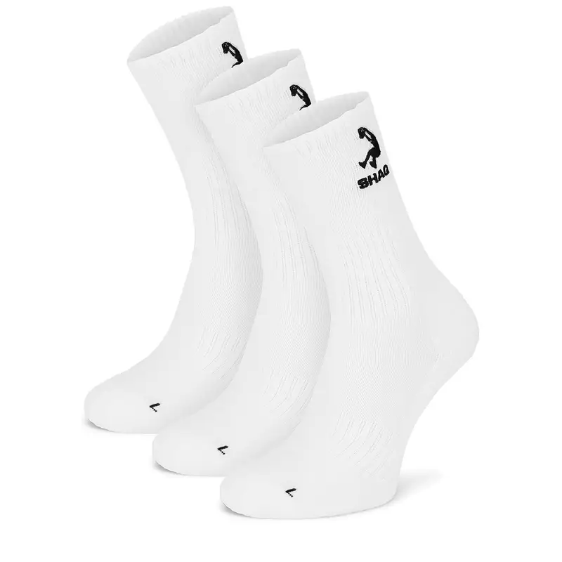Calzini lunghi Shaq AS_SHQ_H_001W_SS25 (3-PACK) Bianco