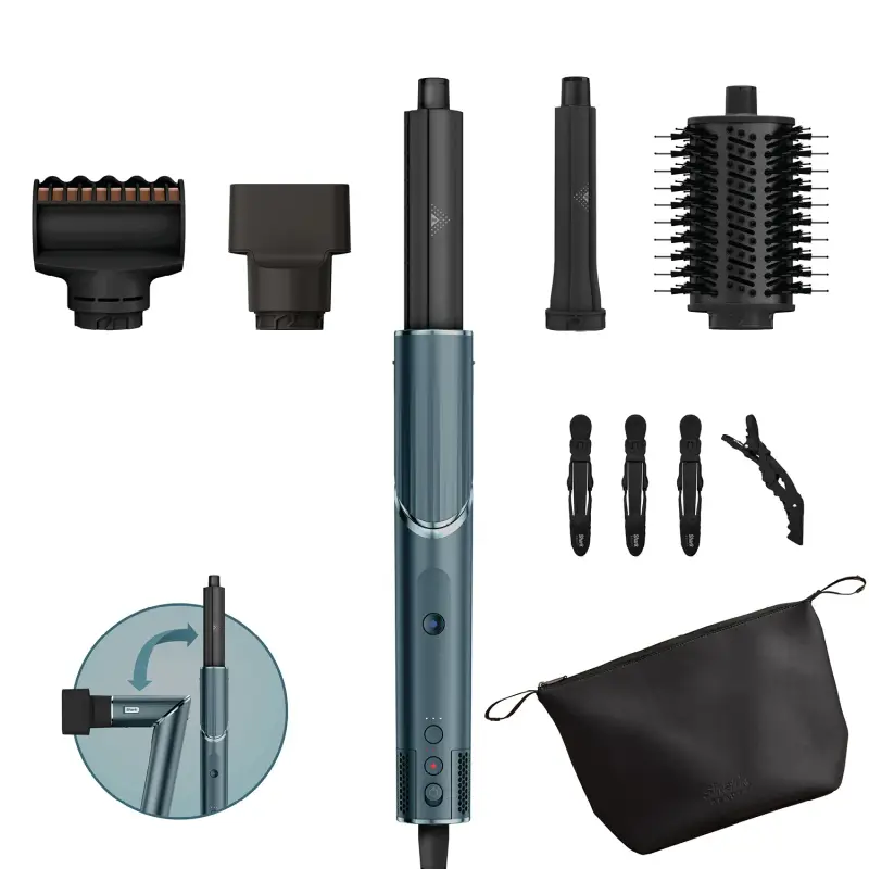 FlexStyle STYLER E ASCIUGACAPELLI SHARK FLEXSTYLE LIMITED EDITION - Ottanio - Phon,Piastra capelli,Spazzole per capelli