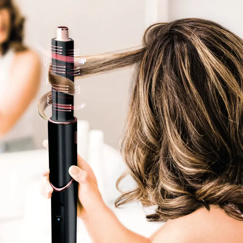 FlexStyle STYLER E ASCIUGACAPELLI SHARK FLEXSTYLE - Nero e Oro Rosa - Phon, Piastra capelli, Spazzole per capelli miniatura 2