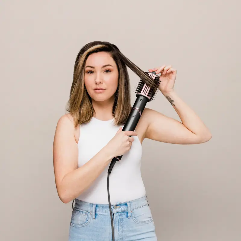 FlexStyle STYLER E ASCIUGACAPELLI SHARK FLEXSTYLE - Nero e Oro Rosa - Phon, Piastra capelli, Spazzole per capelli miniatura 4