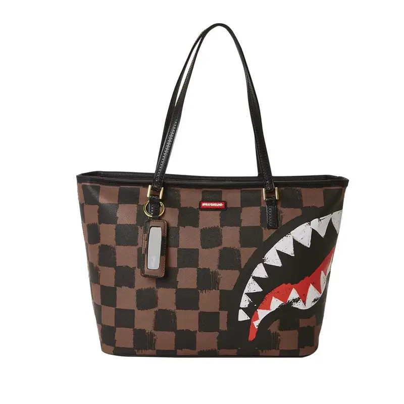 Sharks In Paris Painted Tote