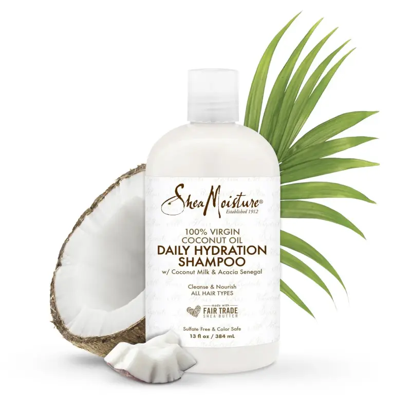 100% Virgin Coconut Oil Daily Hydration Shampoo - Shampoo lavaggi frequenti, Capelli normali miniatura 3