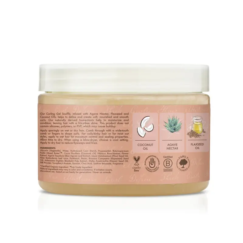 Coconut & Hibiscus Curling Gel Soufflé - Gel capelli miniatura 2