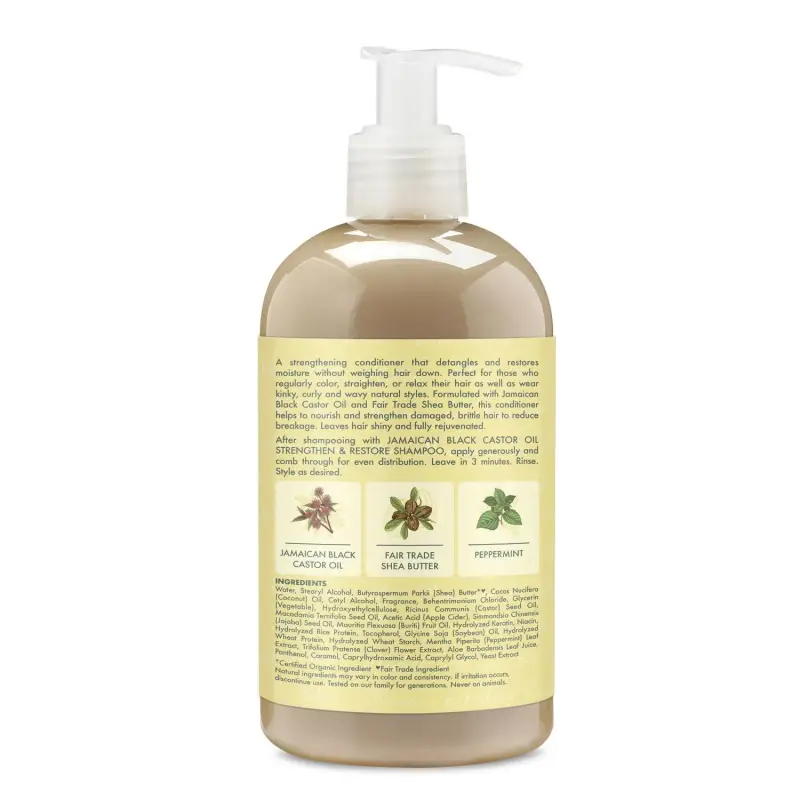 Jamaican Black Castor Oil Strengthen & Restore Conditioner - Capelli fini, Capelli danneggiati miniatura 2
