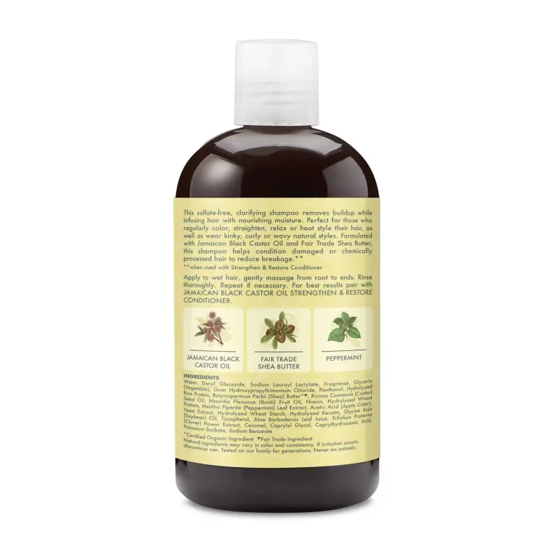 Jamaican Black Castor Oil Strengthen & Restore Shampoo - Shampoo riparatore, Capelli danneggiati miniatura 2
